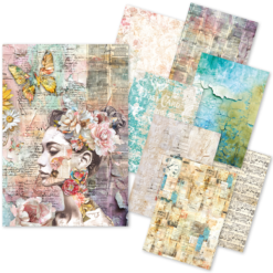 Craft Mix Vellum and Tissue Papers A5 Sound of Spring 8/Pk