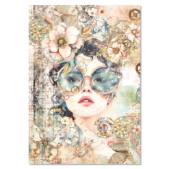 Alternative view of Lost in Time A4 Rice Paper 4/pk