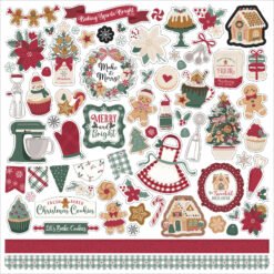 Baking Christmas Cheer Element Sticker