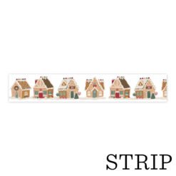Baking Christmas  Cheer Gingerbread Lane Washi Tape