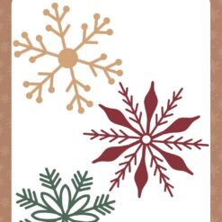 Baking Christmas Cheer Sweet Holiday Snowflakes Die Set