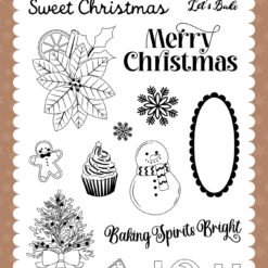 Baking Christmas Cheer Sweet Christmas Stamp Set