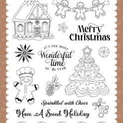 Baking Christmas Cheer Sprinkled With Cheer Stamp Set