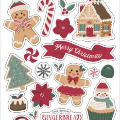 Baking Christmas Cheer Puffy Stickers