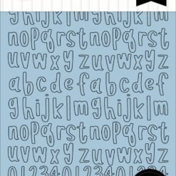Essentials Blue Alpha Sticker Book
