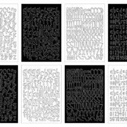 Alternative view of Essentials Black And White Alpha Sticker Book