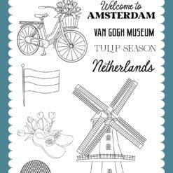 Amsterdam Windmill Stamp Set