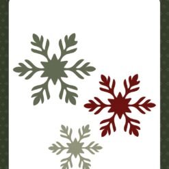Have A Beary Christmas Holiday Snowflake Trio Die Set