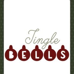 Have A Beary Christmas Jingle Bells Ornaments Die Set