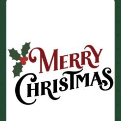 Classic Christmas Merry Christmas Mistletoe Die Set