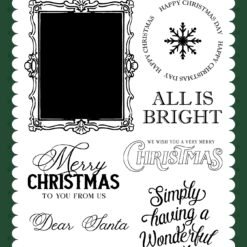Classic Christmas Vintage Frame Stamp Set