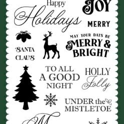 Classic Christmas Christmas Sentiments Stamp Set