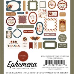 Alternative view of Here Comes Autumn Ephemera