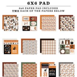 Alternative view of Handmade Halloween 6x6 Paper Pad