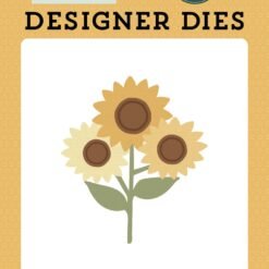 Home Sweet Home Embossed Sunflower Bouquet Die Set
