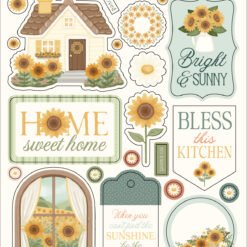 Home Sweet Home Puffy Stickers