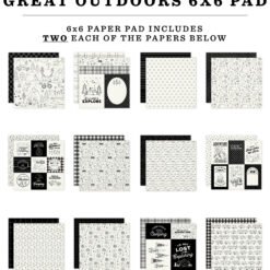 Alternative view of Great Outdoors 6x6 Paper Pad
