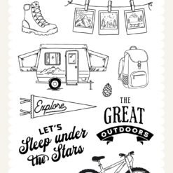 Great Outdoors Sleep Under The Stars Stamp Set