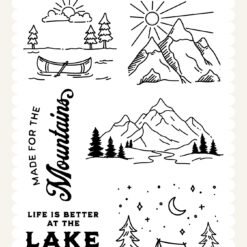 Great Outdoors Made For The Mountains Stamp Set