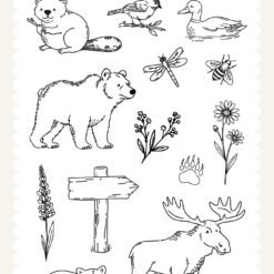 Great Outdoors Animal Icons Stamp Set