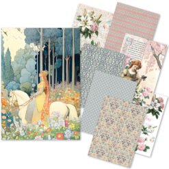 Courtly Love Rice Paper A5 MIXED 8/Pkg