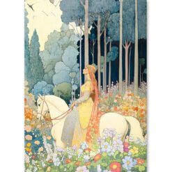 Alternative view of Courtly Love Rice Paper A5 MIXED 8/Pkg