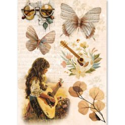 Alternative view of Seventies Rice Paper A5 MIXED 8/Pkg
