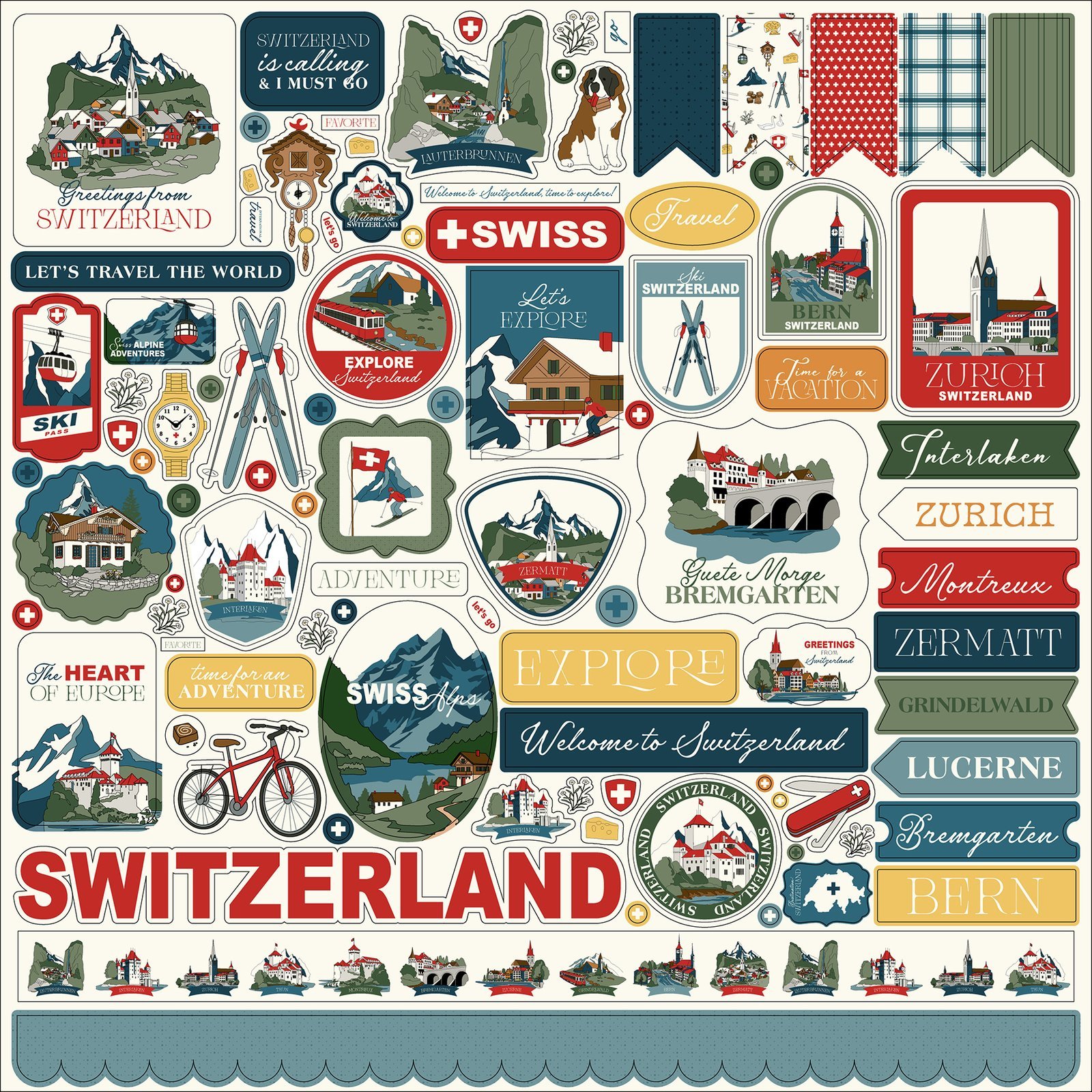 Switzerland Element Sticker
