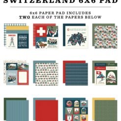 Switzerland 6x6 Paper Pad