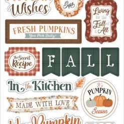 Feels Like Fall 6x13 Chipboard Word & Phrases