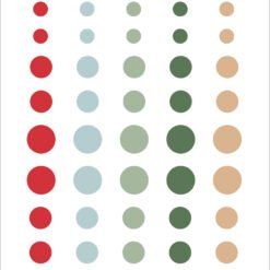 Here Comes Santa Paws Enamel Dots