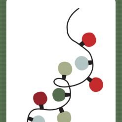 Here Comes Santa Paws String Of Lights Die Set