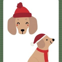 Here Comes Santa Paws Christmas Puppy Pals Die Set