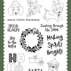 Here Comes Santa Paws Merry Little Christmas Stamp Set