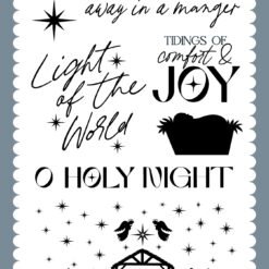 Joy To The World Light Of The World Stamp Set