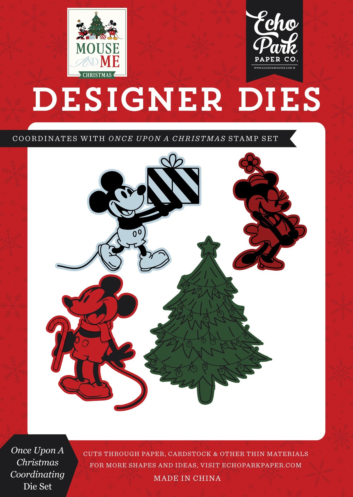 Mouse And Me Christmas Once Upon A Christmas Coordinating Die Set