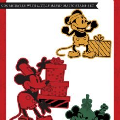 Mouse And Me Christmas Little Merry Magic Coordinating Die Set