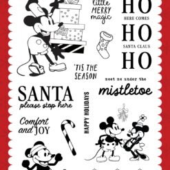 Mouse And Me Christmas Little Merry Magic Stamp Set