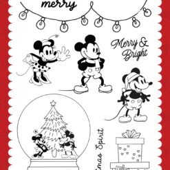 Mouse And Me Christmas Christmas Spirit Stamp Set