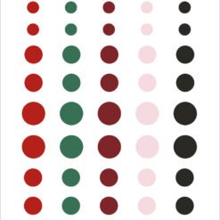 North Pole Christmas Enamel Dots