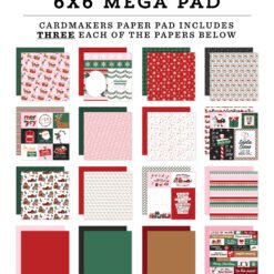 Alternative view of North Pole Christmas Cardmakers 6X6 Mega Pad