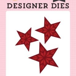 North Pole Christmas Embossed Sweater Stars Die Set