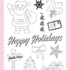 North Pole Christmas North Pole Sign Stamp Set