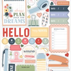 One Day At A Time 6x13 Chipboard Accents