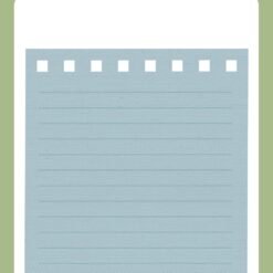 One Day At A Time Embossed Notebook Page Die Set