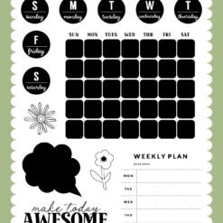 One Day At A Time Weekly Plan Stamp Set