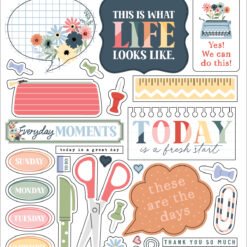 One Day At A Time Puffy Stickers