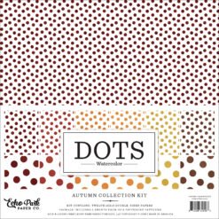 Watercolor PolkaDots Autumn Collection Kit