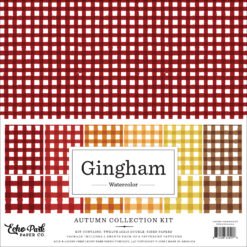 Watercolor Gingham Autumn Collection Kit