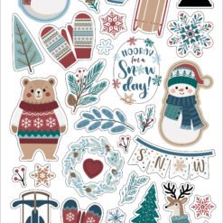 Wonderful Winter Days 6x13 Chipboard Accents